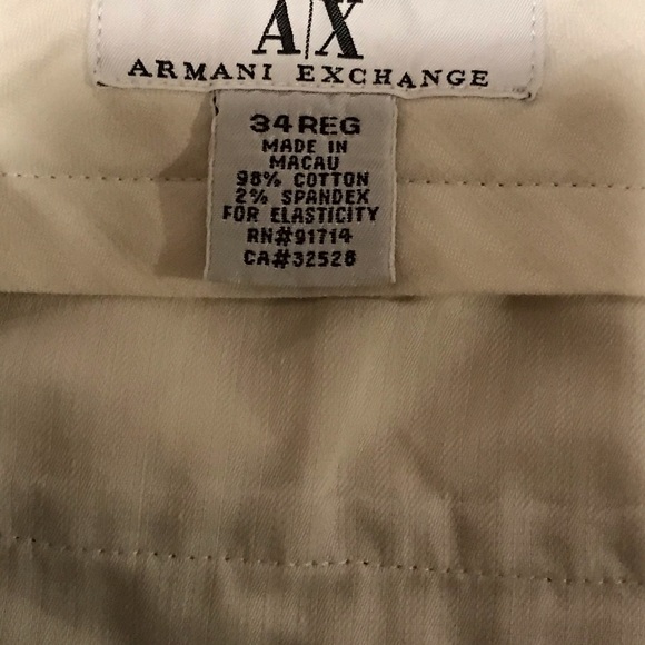 ARMANI EXCHANGE women’s khakis - Picture 3 of 3